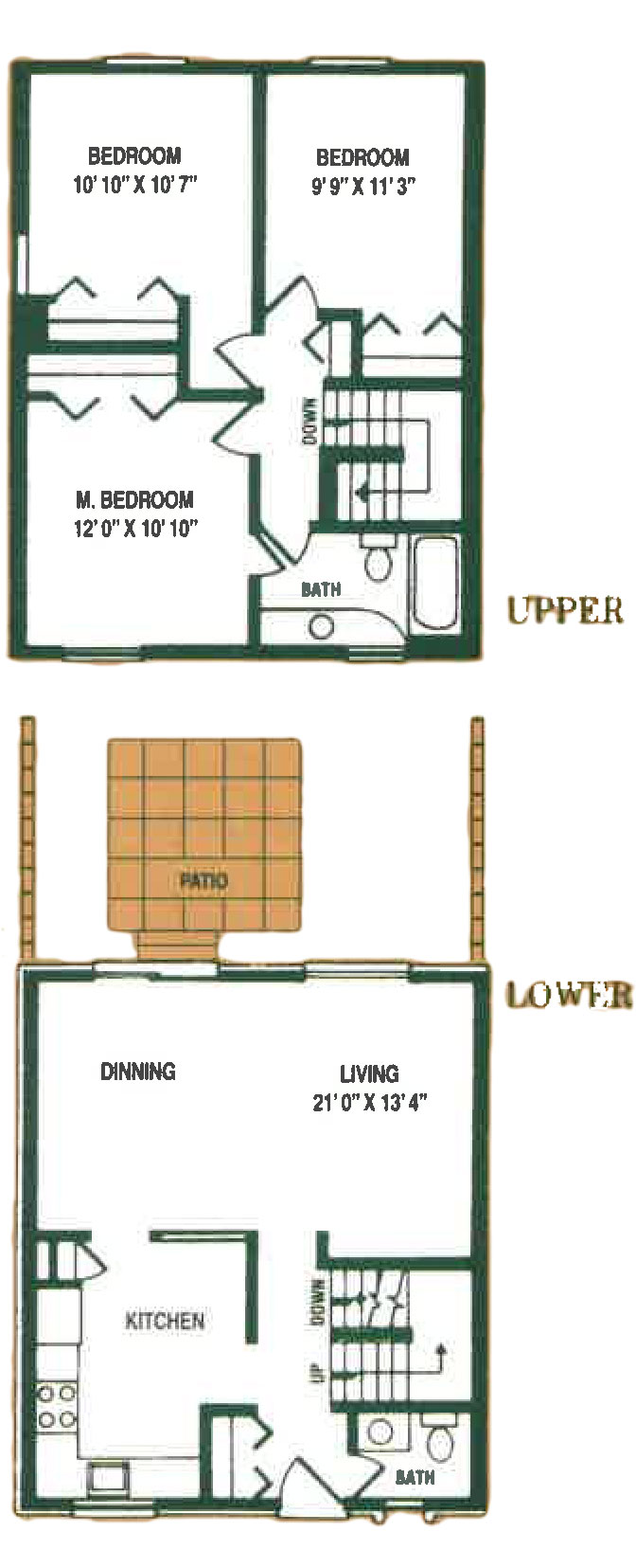 3-Bedroom Townhouse 1400